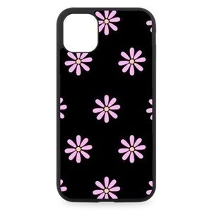Black Pink Daisy Phone Case